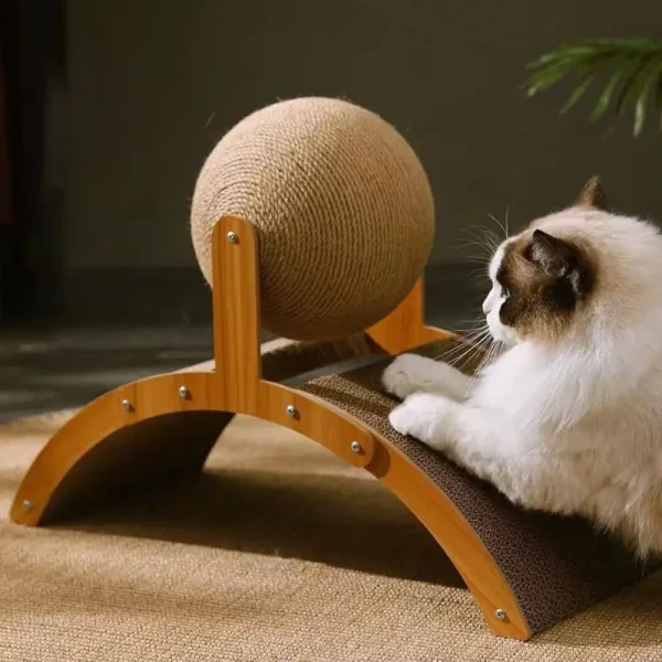 ScratchSphere Cat Scratcher with Catnip - Image 4
