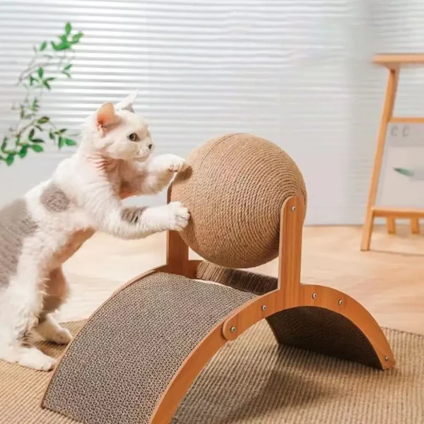 ScratchSphere Cat Scratcher with Catnip - Image 5