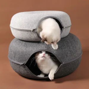 WhiskerNest Cat Donut Cave